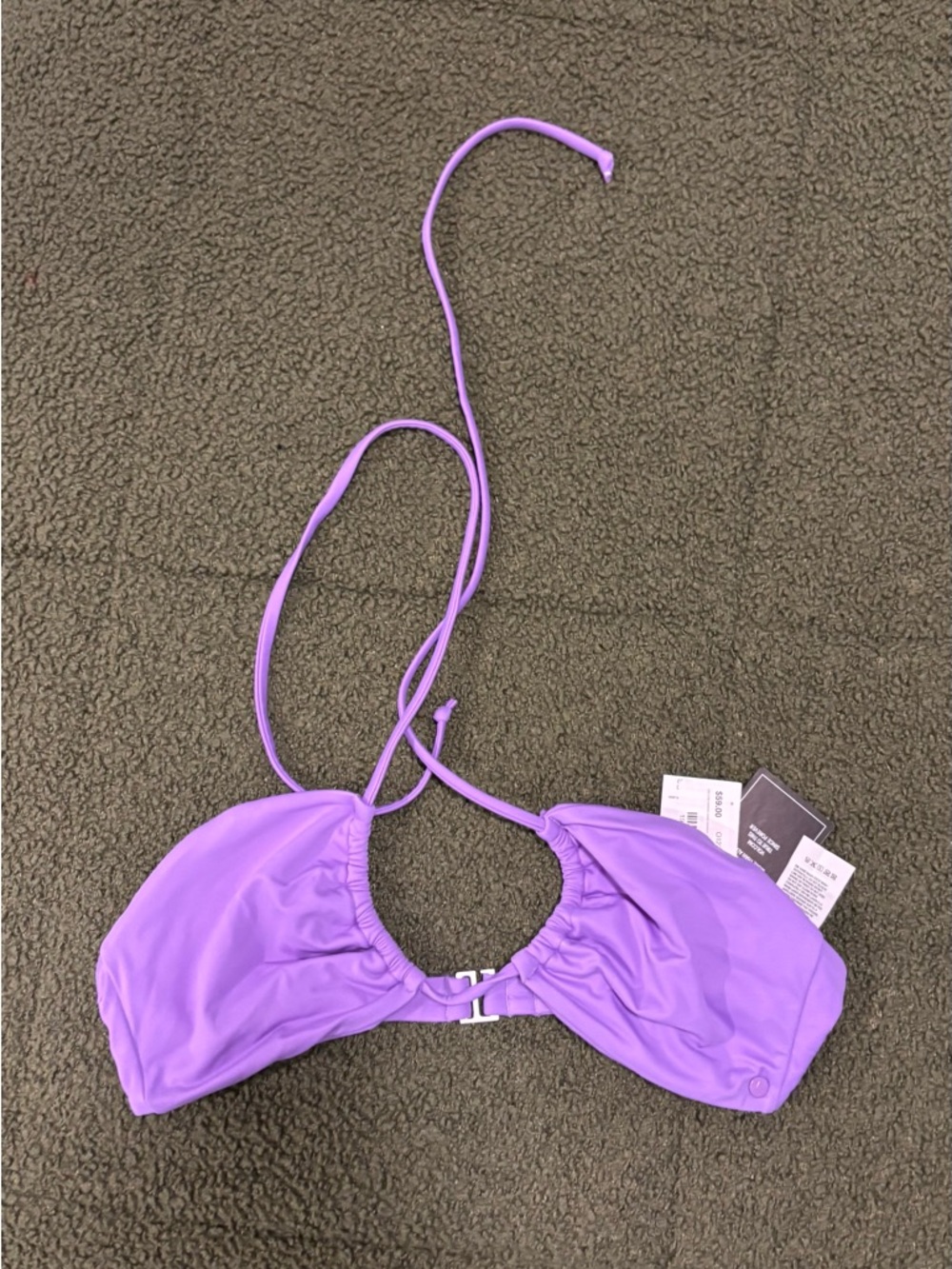 Volcom Women’s Simply Seamless Halter Bandeau Bikini Top